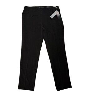 NWT Tahari Black Slim Fit Soho Pant Size 12 #1946